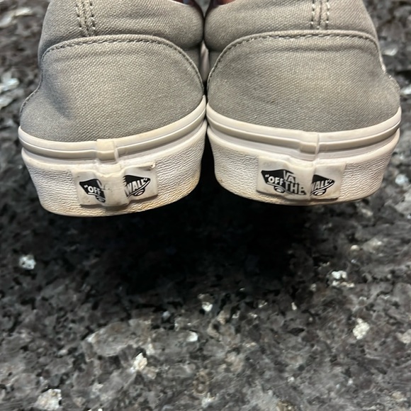 Vans Grey Slip-On Shoes - Picture 2 of 9